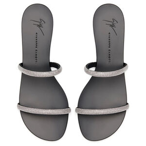 💎 Giuseppe Zanotti Croisette Crystal Embellished Sandals Sz EU 38 US 7.5-8 EUC